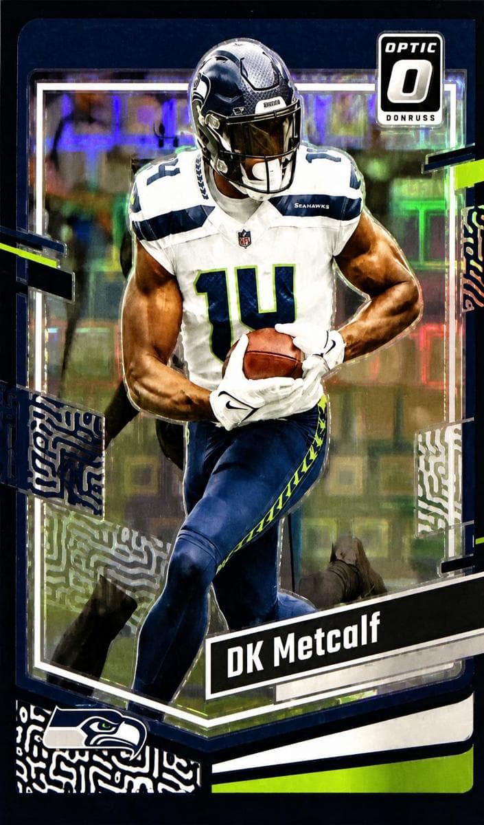 DK Metcalf 2023 panini Donruss Optic
