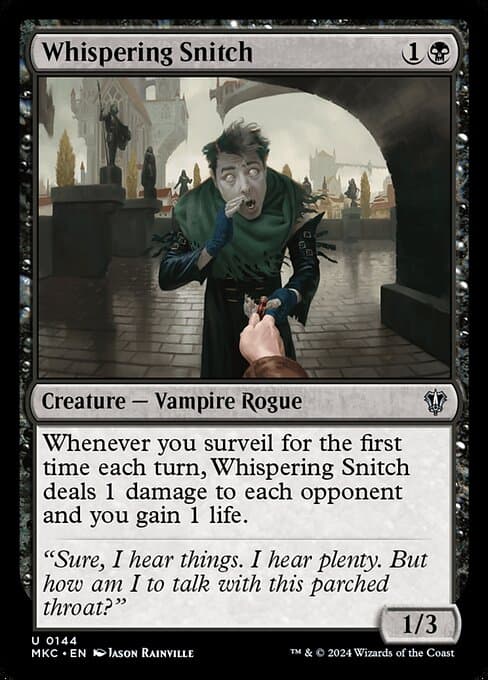Whispering Snitch 2018 Magic: The Gathering