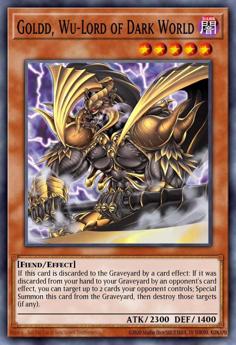 Goldd, Wu-Lord of Dark World #SR13-EN007