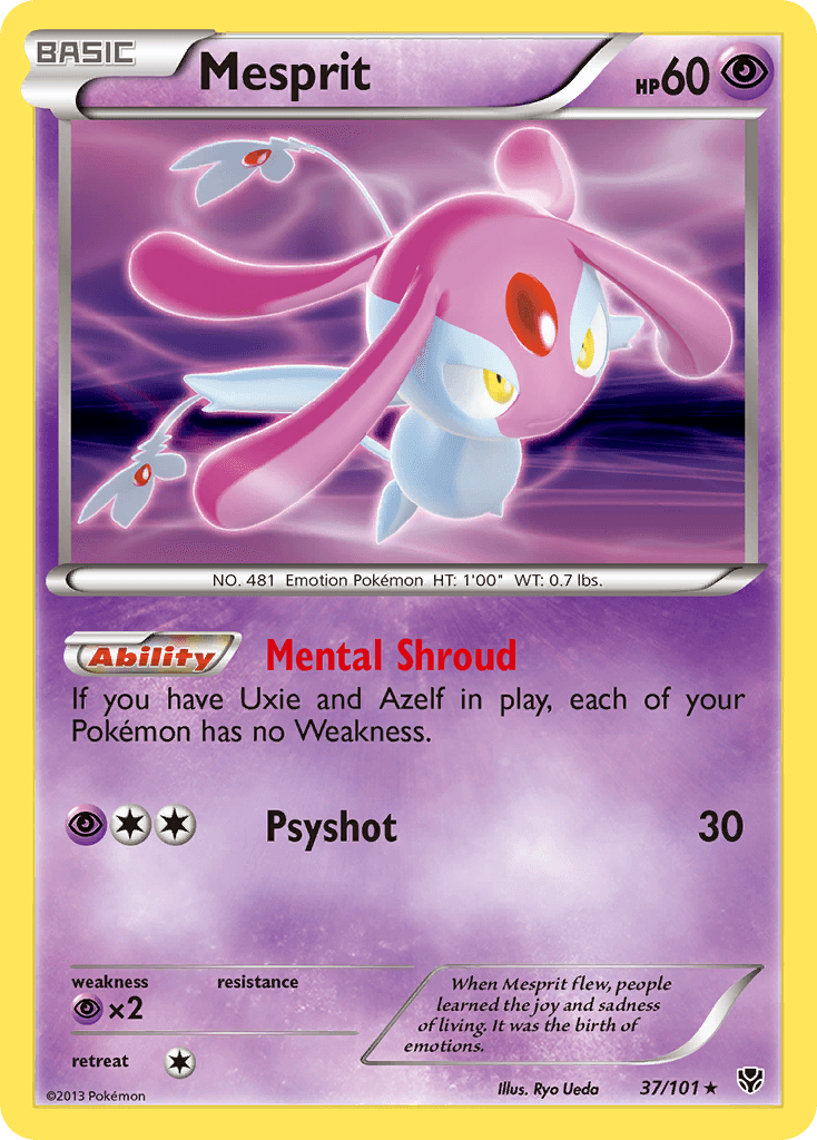 Mesprit 2013 Pokemon Plasma Blast