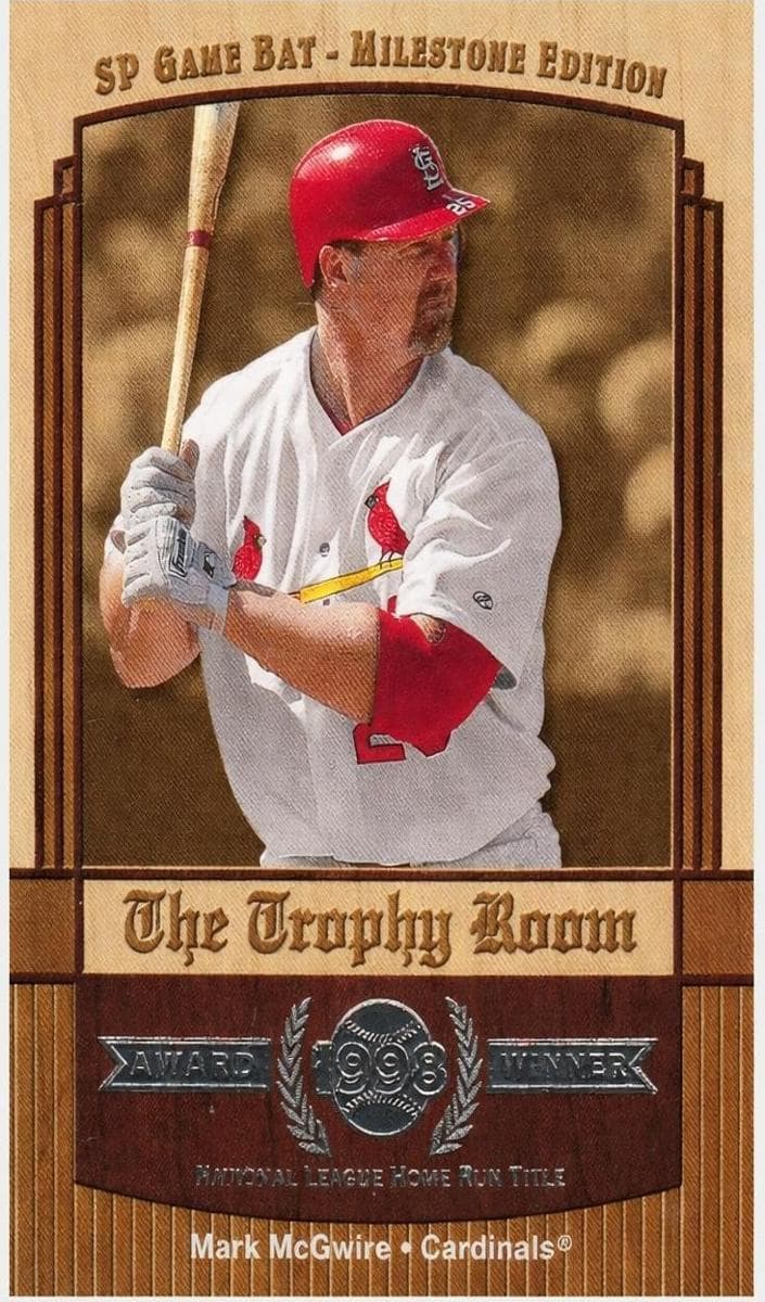 Mark McGwire 2001 unknown SP Game Bat Milestone