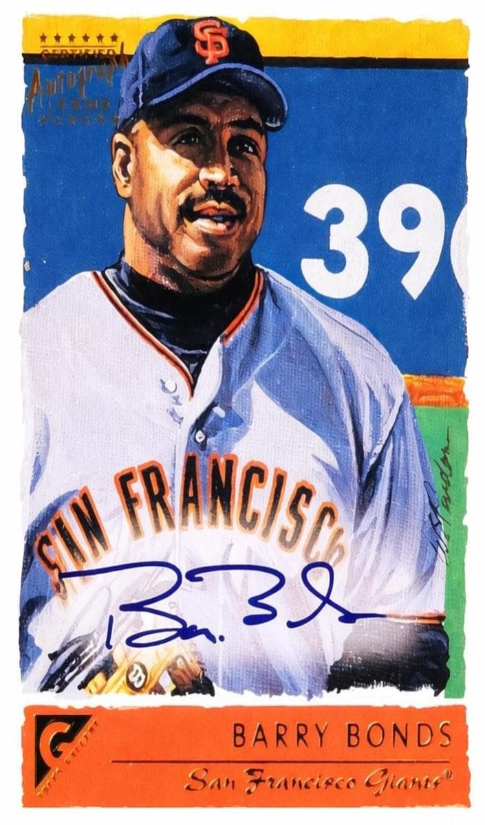 Barry Bonds 2001 topps Topps Gallery