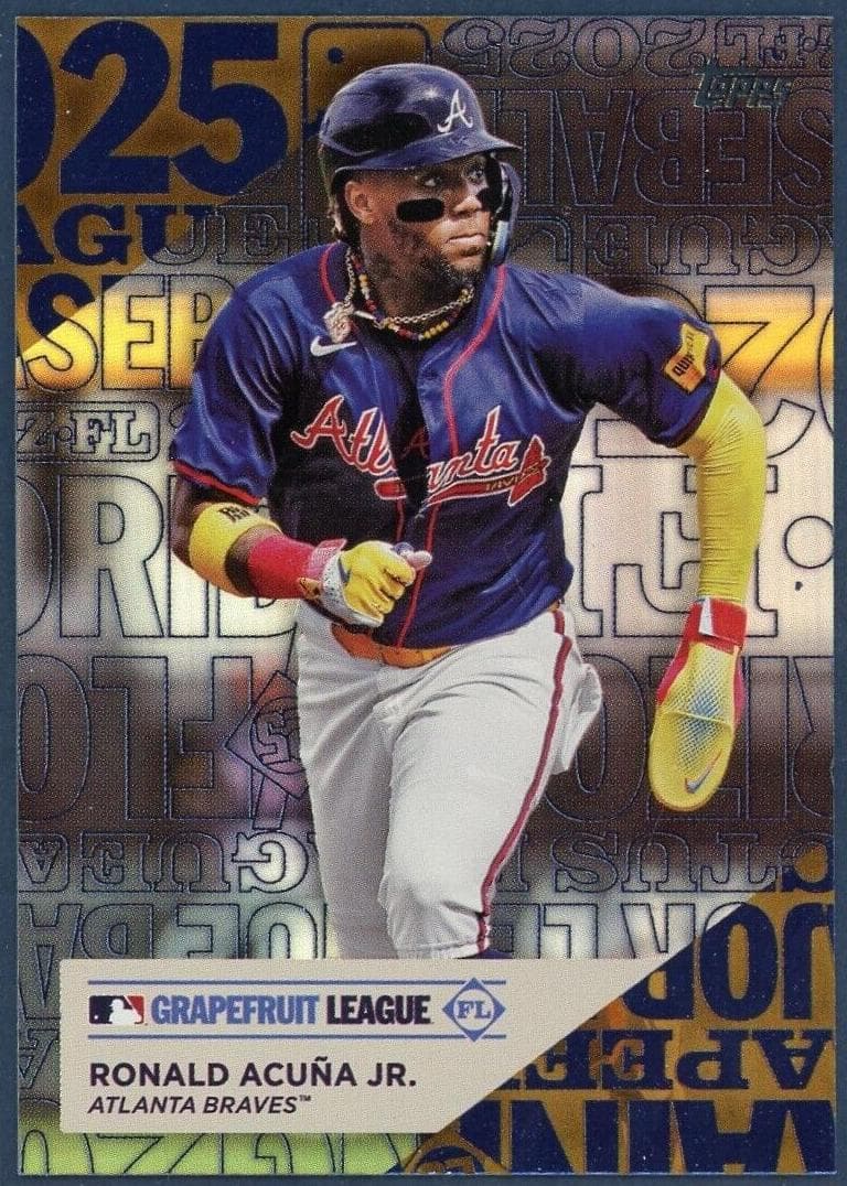Ronald Acuña Jr. 2025 topps Topps