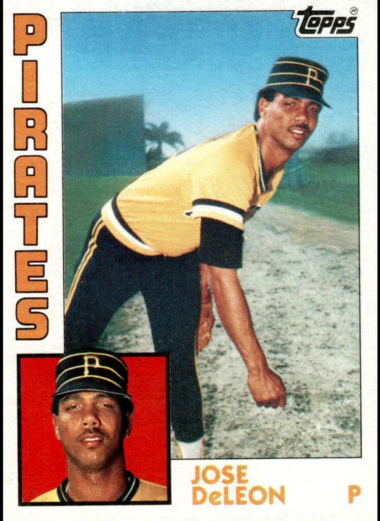 Jose DeLeon trading card
