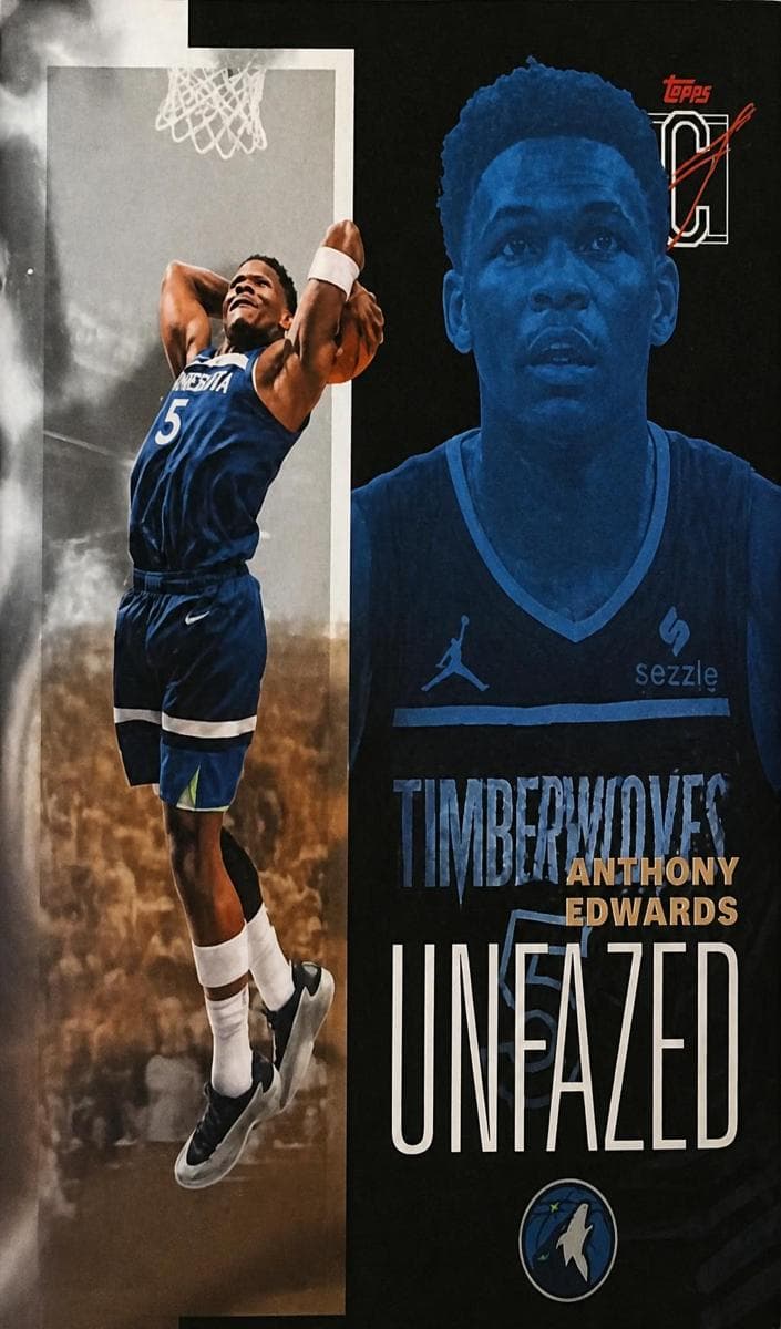 Anthony Edwards 2025 topps Topps Signature Class