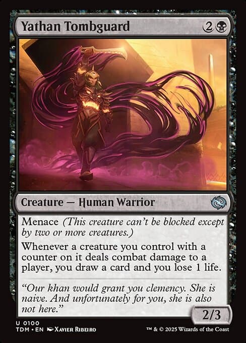 Yathan Tombguard 2025 Magic: The Gathering Tarkir: Dragonstorm