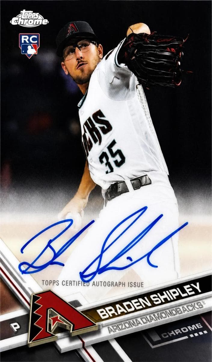 Braden Shipley 2017 topps