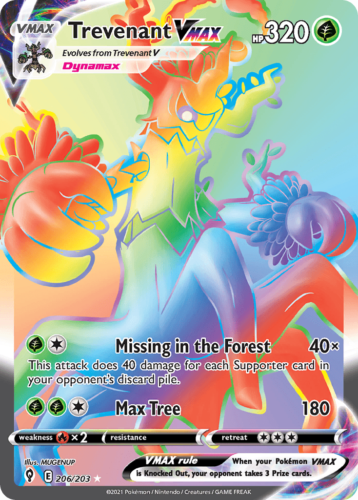 Trevenant VMAX 2024 Pokemon Chinese CS4bC