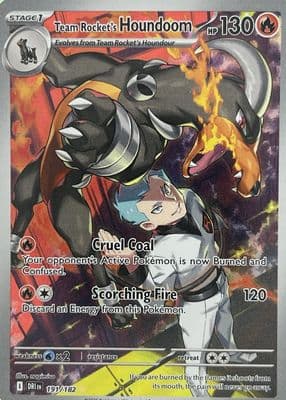 Team Rocket's Houndoom trading card