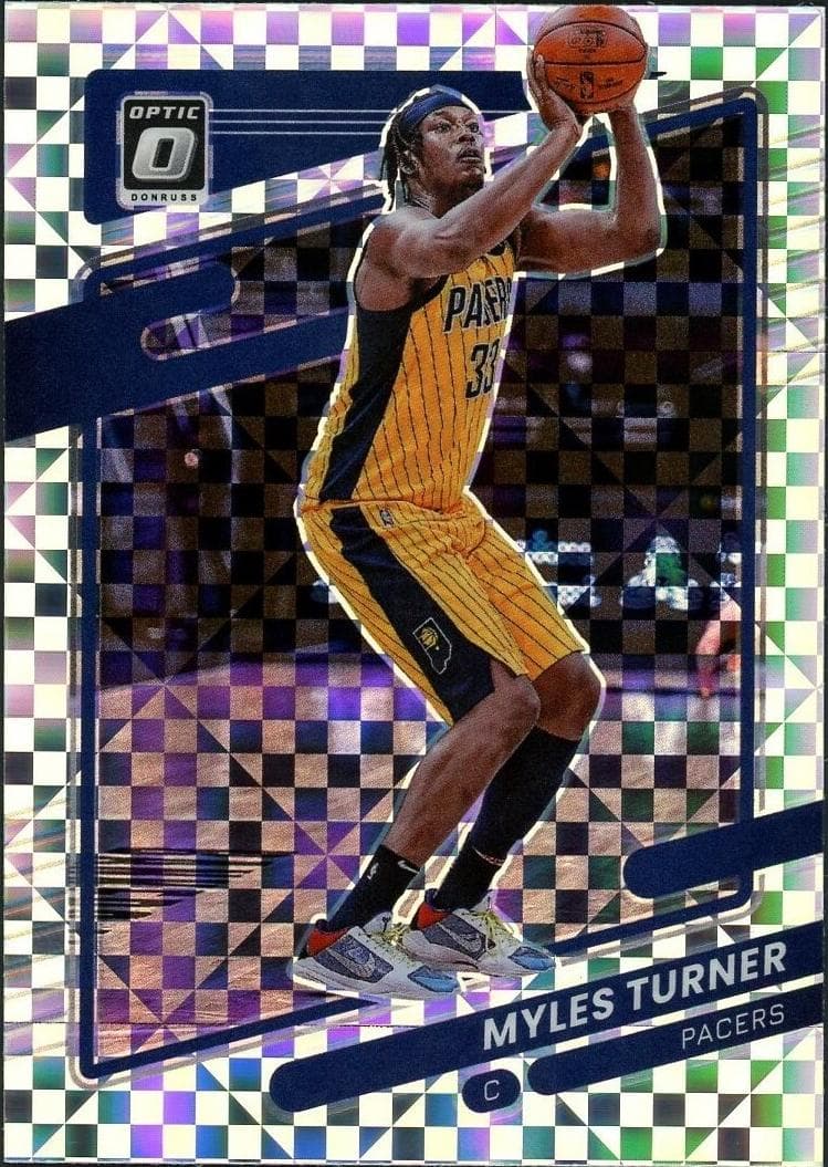 Myles Turner 2021 panini Donruss Optic