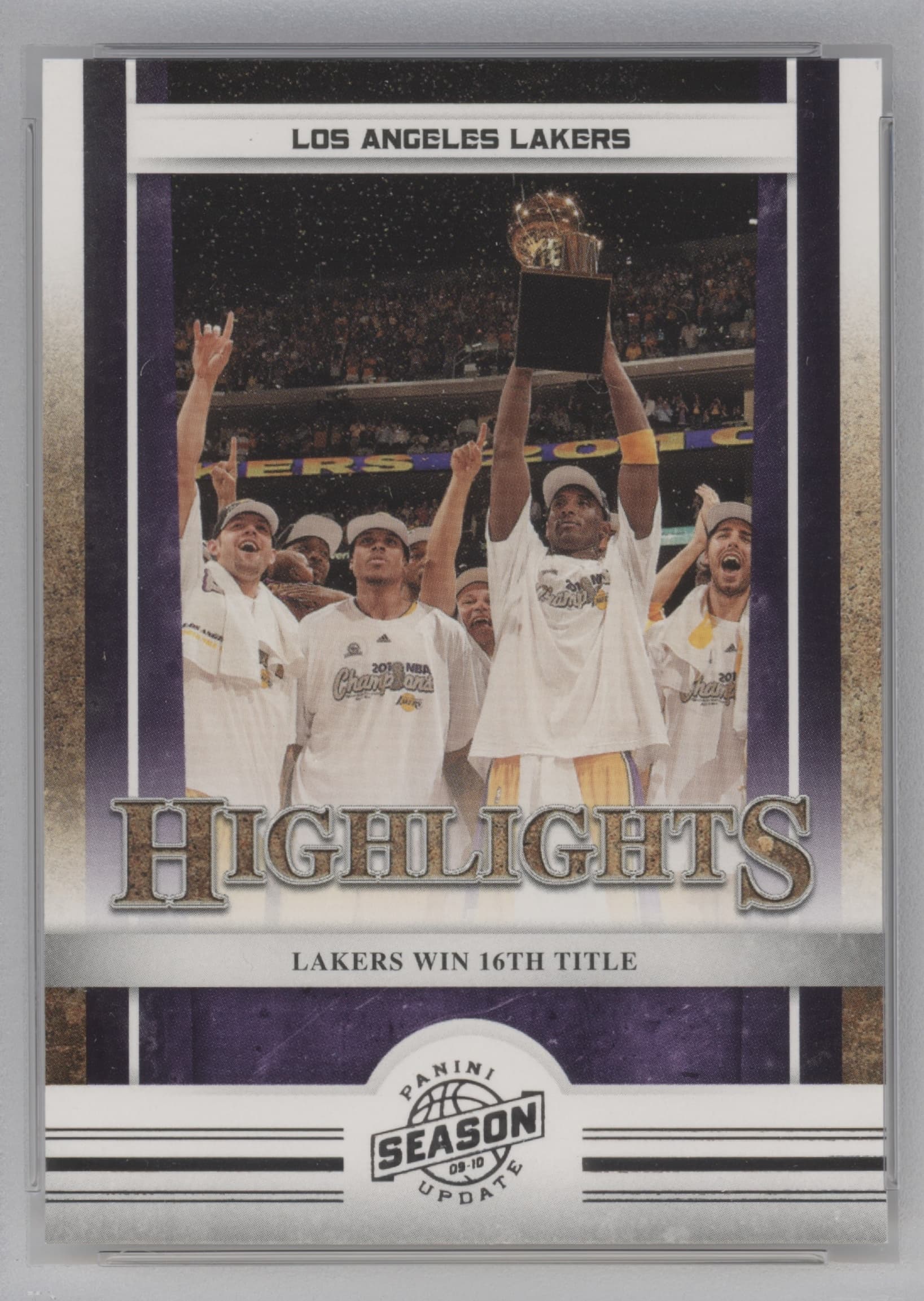 Los Angeles Lakers 2009 panini