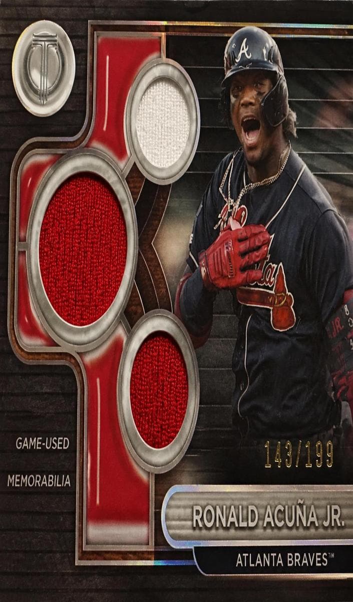 Ronald Acuña Jr. 2024 topps Topps Tribute