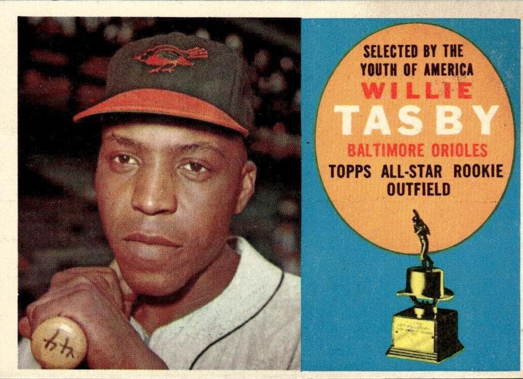 Willie Tasby 1960 topps Topps
