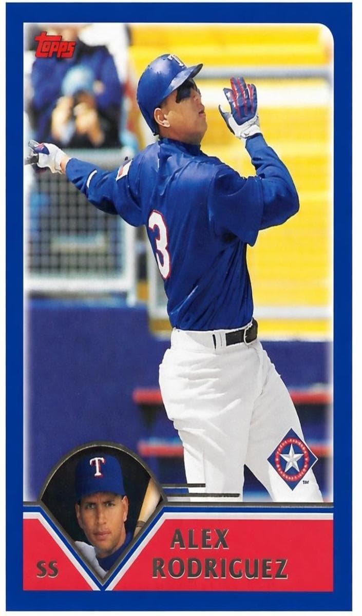 Alex Rodriguez 2003 topps Topps