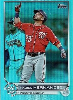 Yadiel Hernandez 2022 topps Topps Update