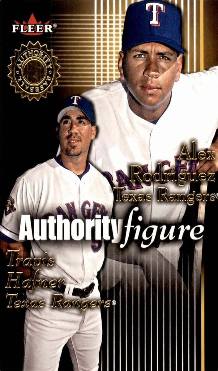 Alex Rodriguez 2001 fleer