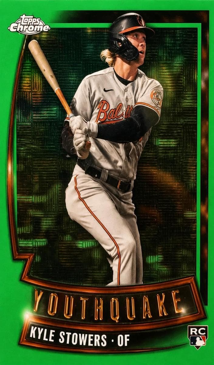 Kyle Stowers 2023 topps Topps Chrome Update