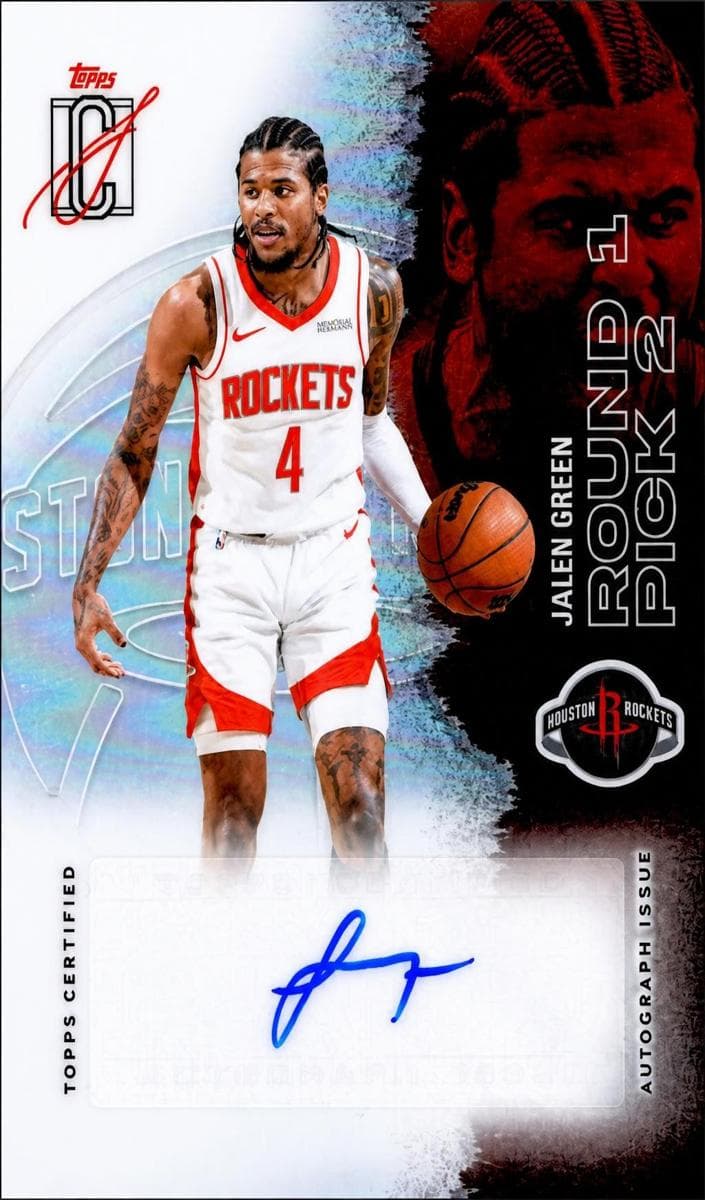 Jalen Green 2025 topps Topps Signature Class