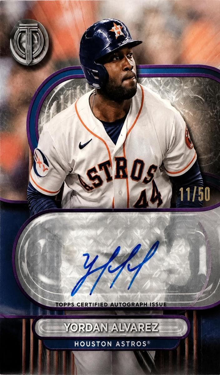 Yordan Alvarez 2024 topps Topps Tribute