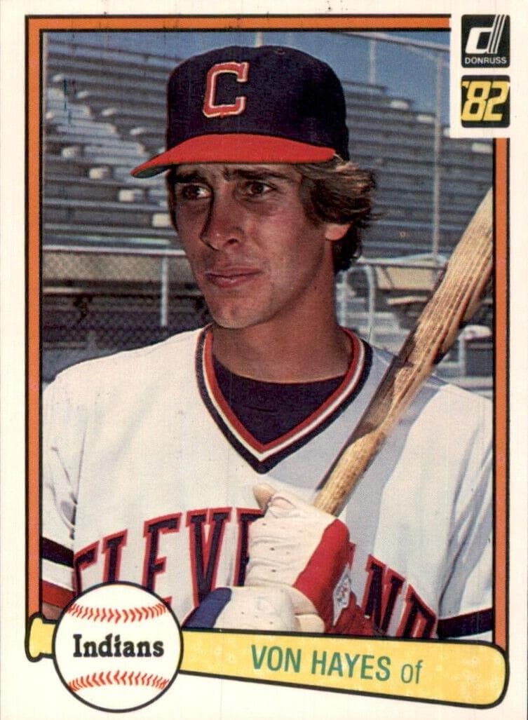 Von Hayes 1982 panini
