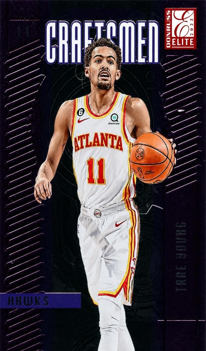 Trae Young 2023 panini Donruss Elite