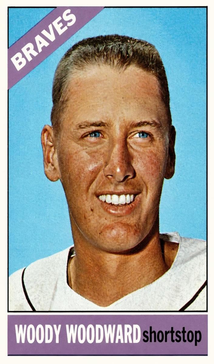 Woody Woodward 1966 topps O-Pee-Chee