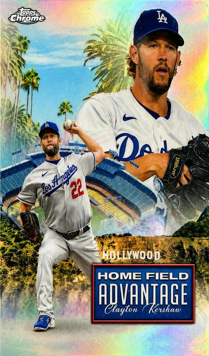 Clayton Kershaw 2024 topps Topps Chrome Update