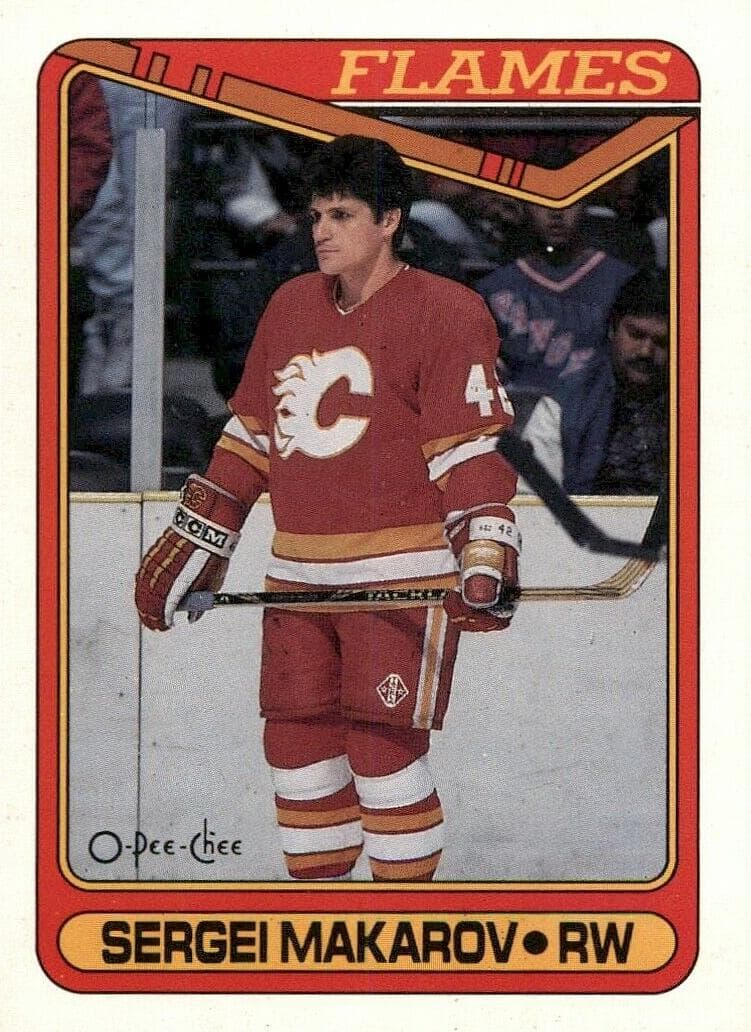 Sergei Makarov 1990 topps O-Pee-Chee