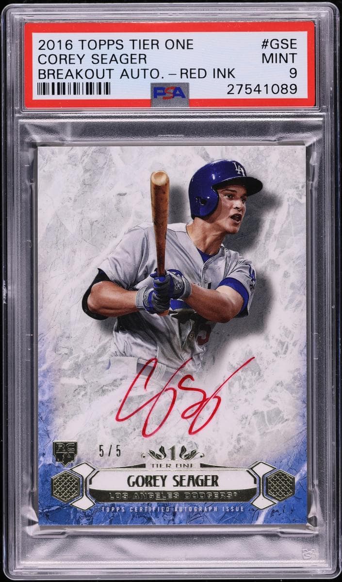 Corey Seager 2016 topps