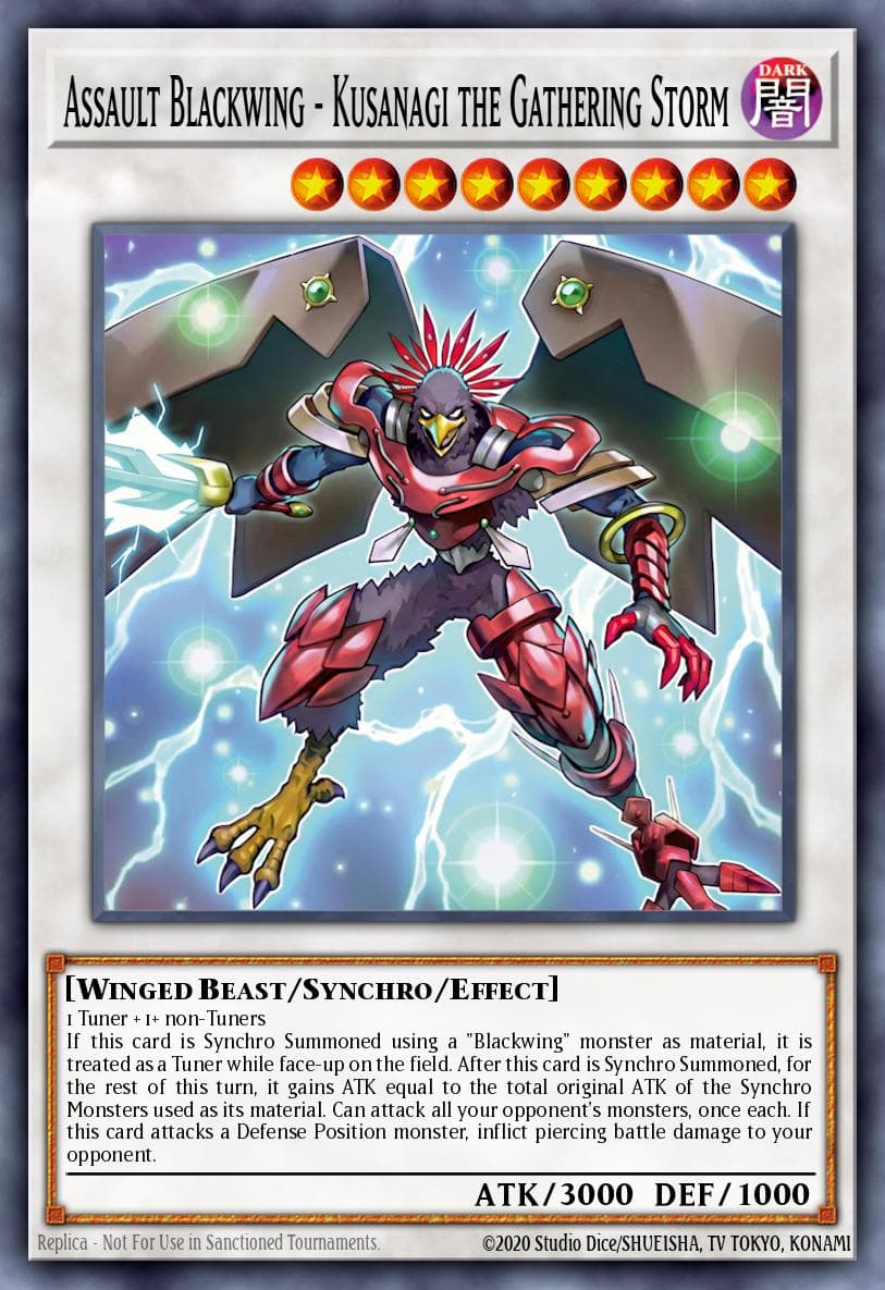 Assault Blackwing - Kusanagi the Gathering Storm 2026 Yu-Gi-Oh!