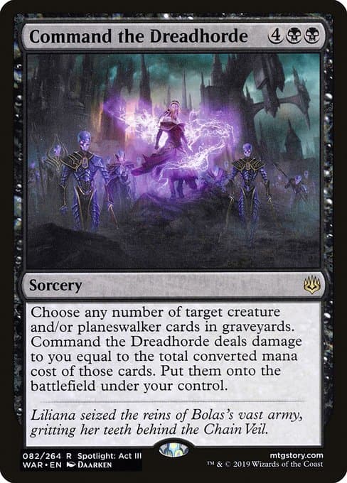 Command the Dreadhorde 2019 Magic: The Gathering