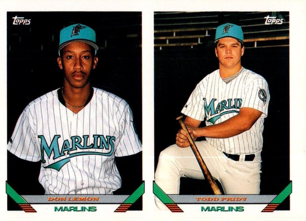 Don Lemon / Todd Pridy 1993 topps Topps