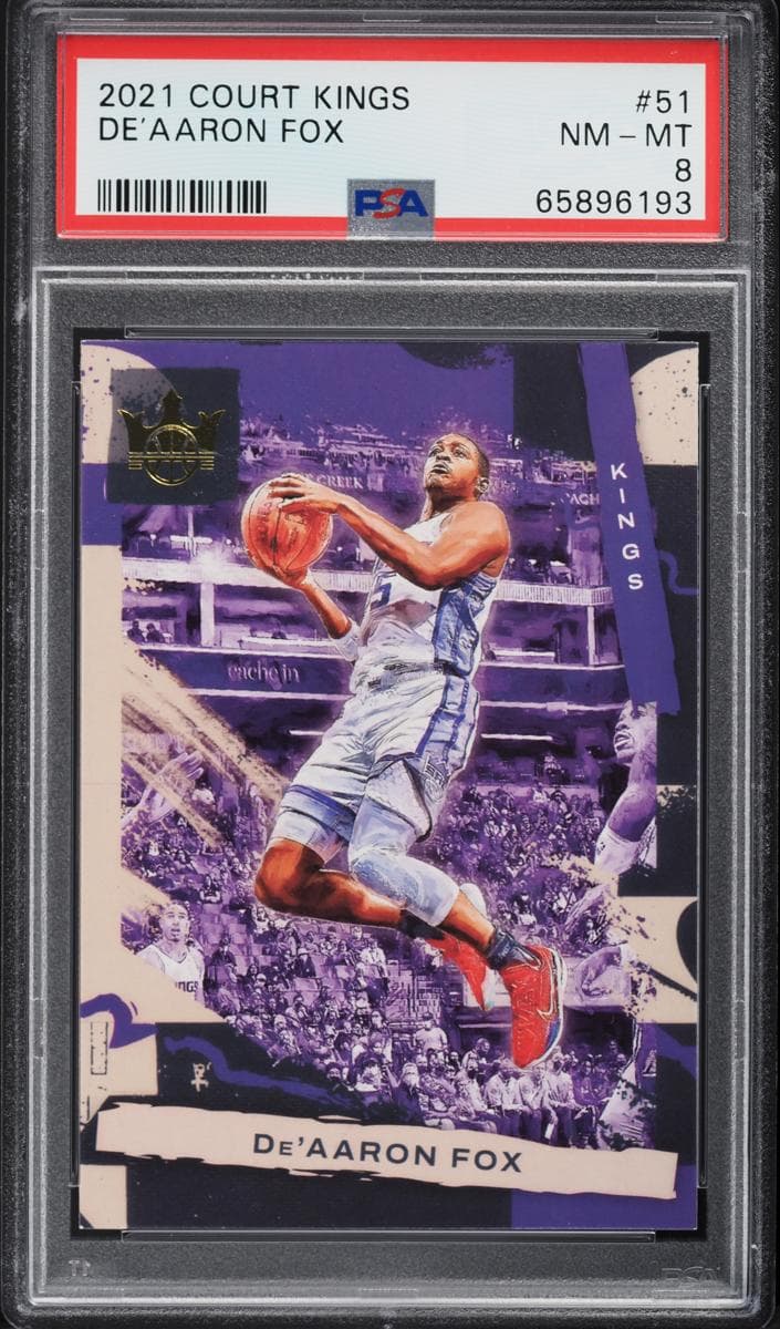 De'Aaron Fox 2021 panini Panini Court Kings