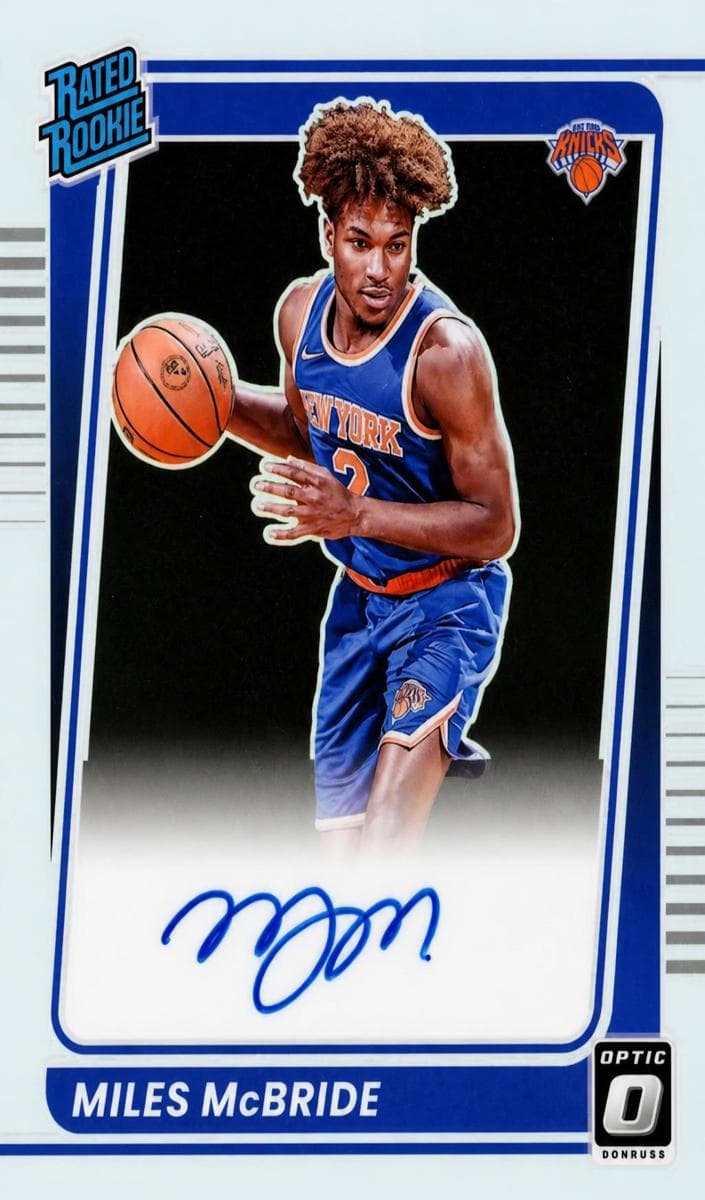 Miles McBride 2021 panini Donruss Optic