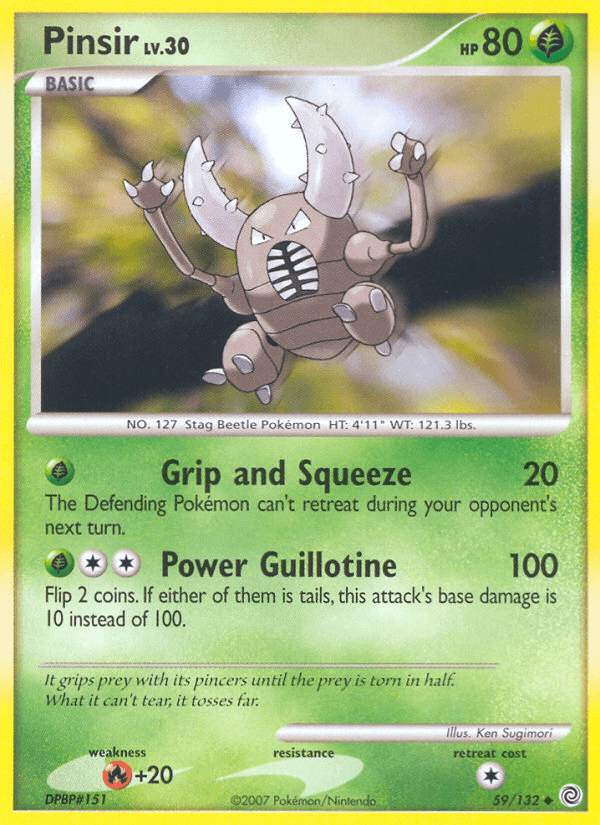Pinsir 2007 Pokemon Secret Wonders