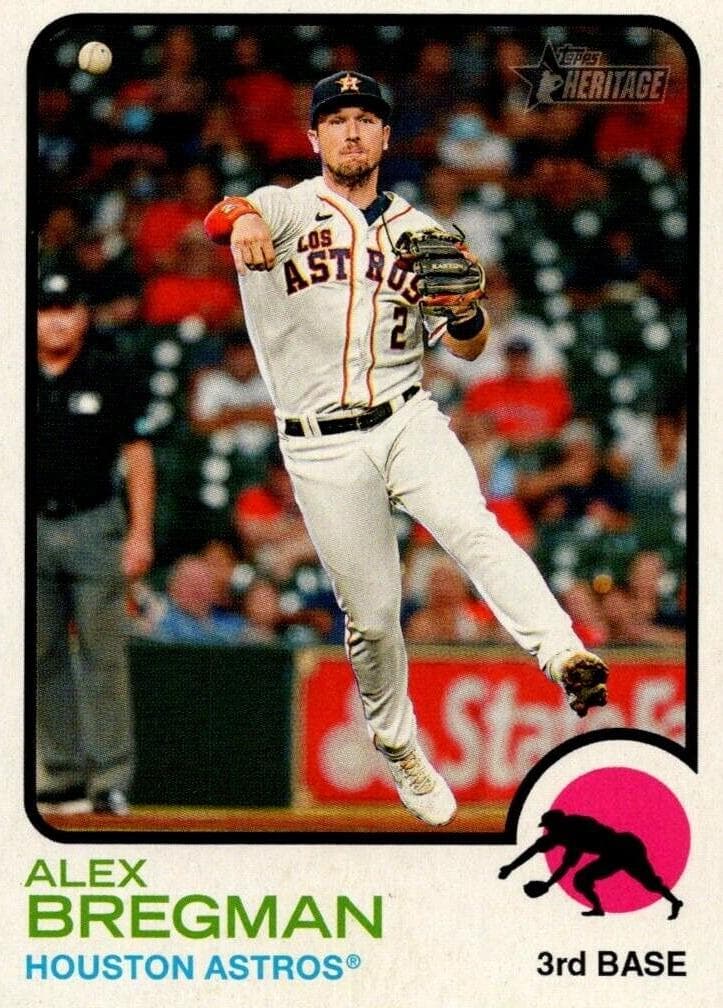 Alex Bregman 2022 topps Topps Heritage