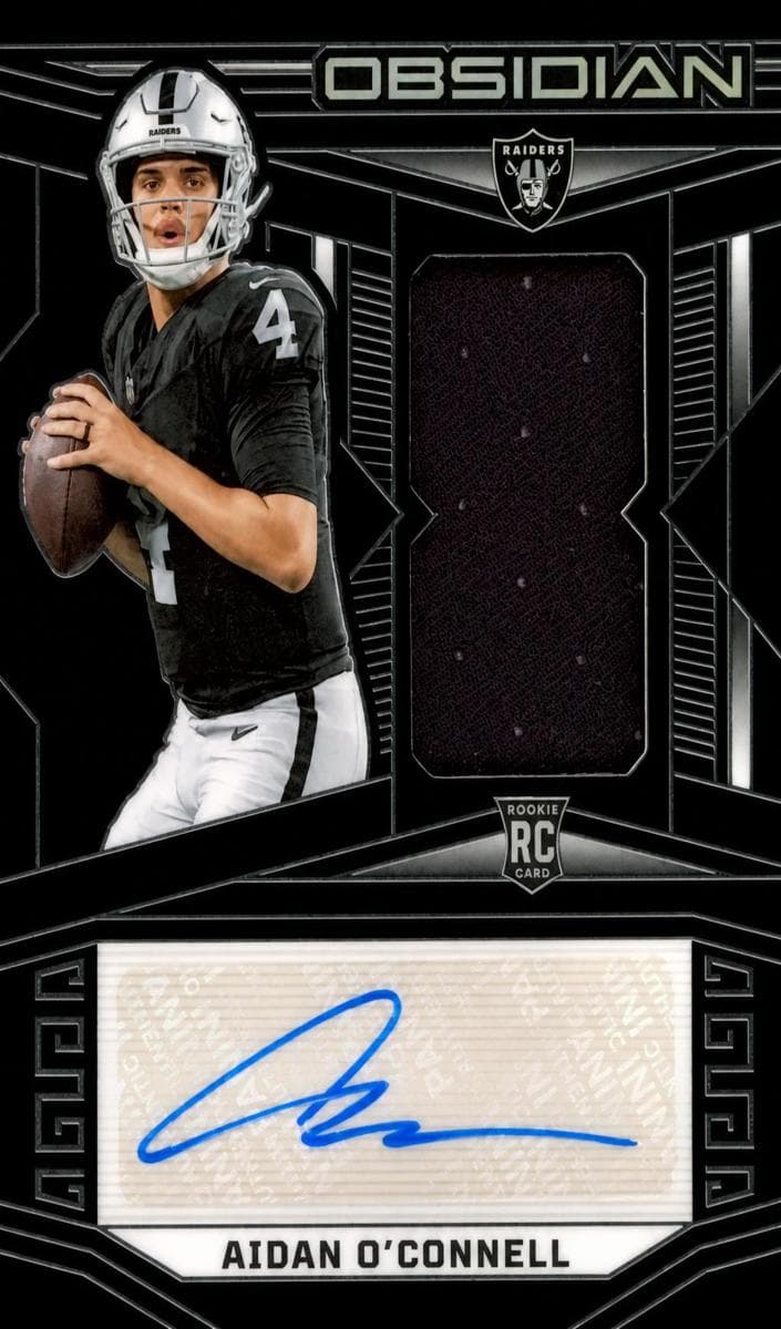 Aidan O'Connell 2023 panini Panini Obsidian
