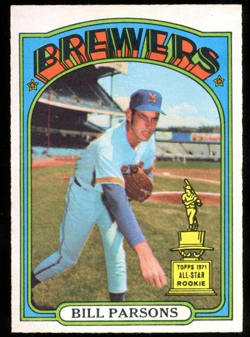 Bill Parsons 1972 topps Topps