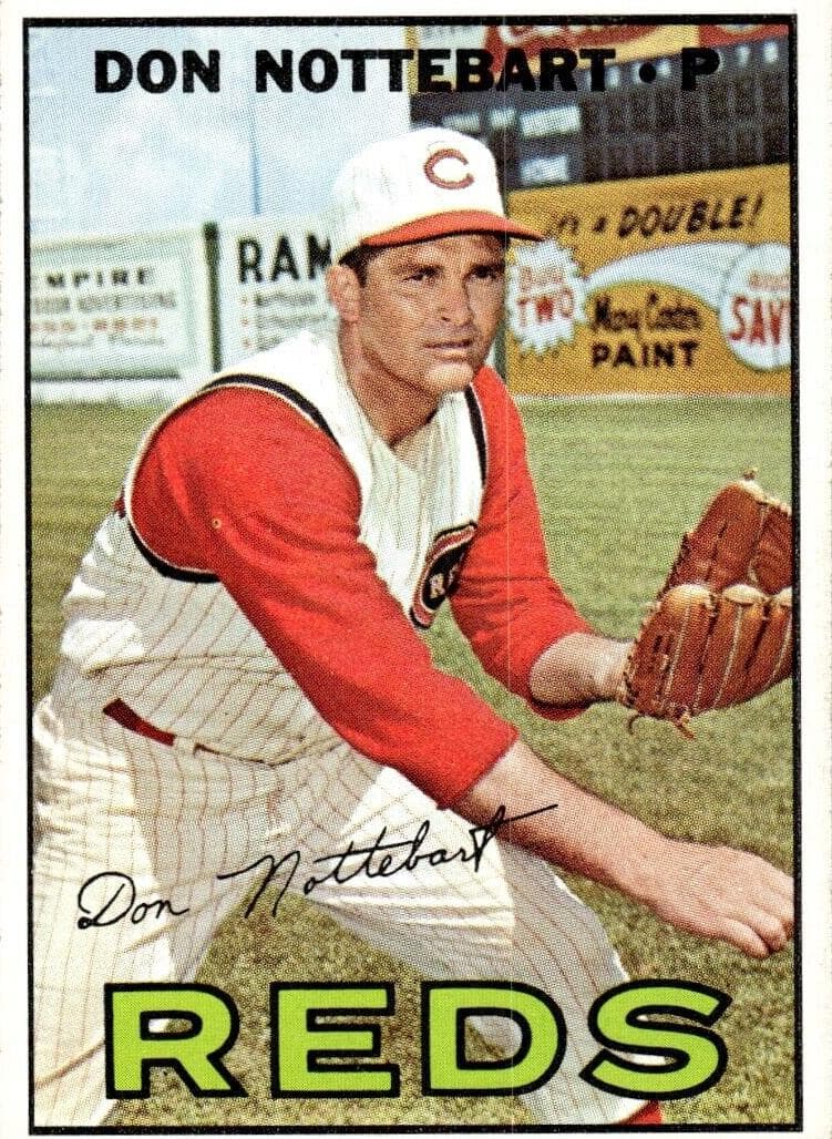 Don Nottebart 1967 topps Topps