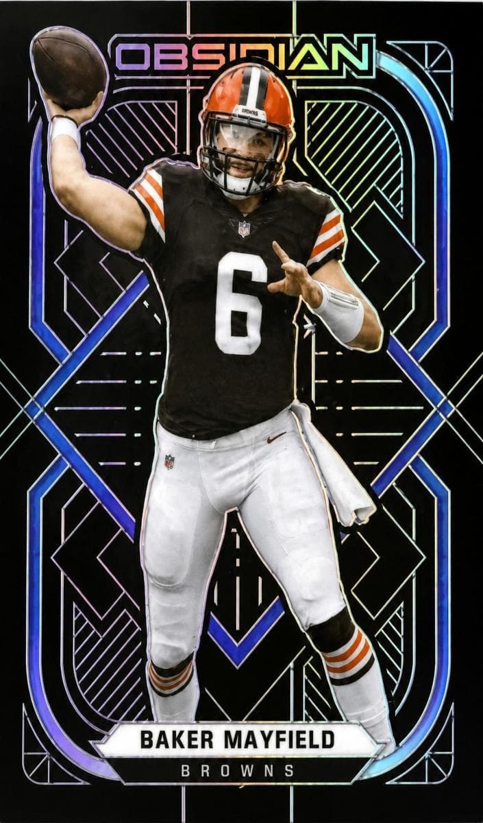 Baker Mayfield 2021 panini Panini Obsidian