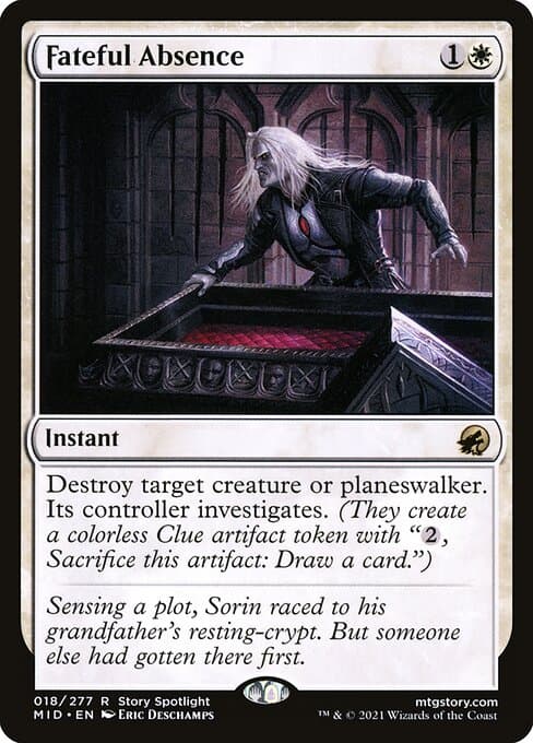 Fateful Absence 2022 Magic: The Gathering Innistrad: Double Feature