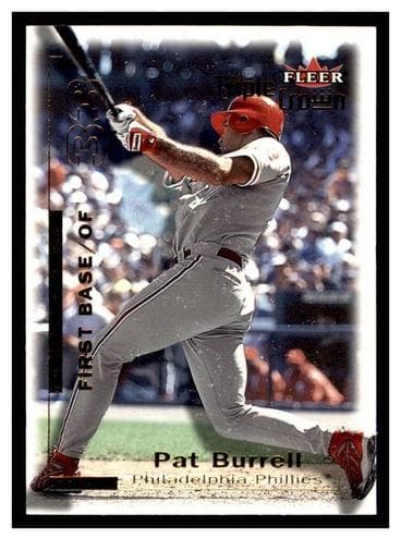 Pat Burrell 2001 fleer Fleer Triple Crown