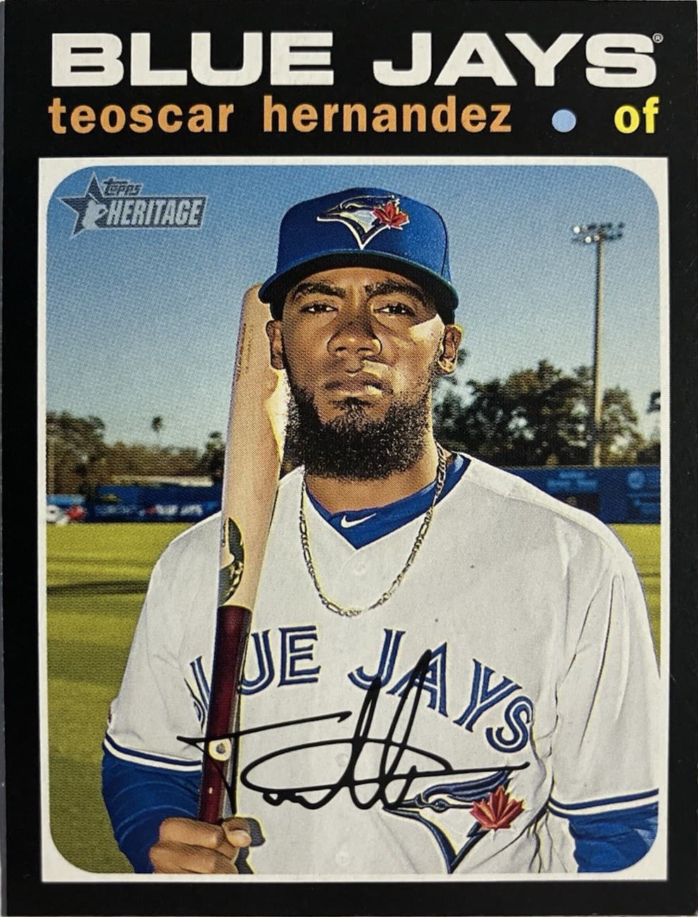 Teoscar Hernandez Baseball 2020 Topps Heritage