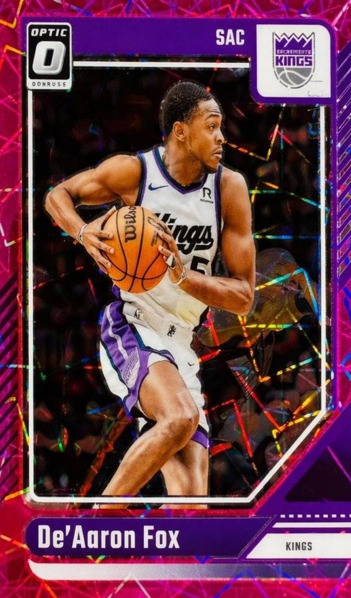 De'Aaron Fox 2024 panini Donruss Optic