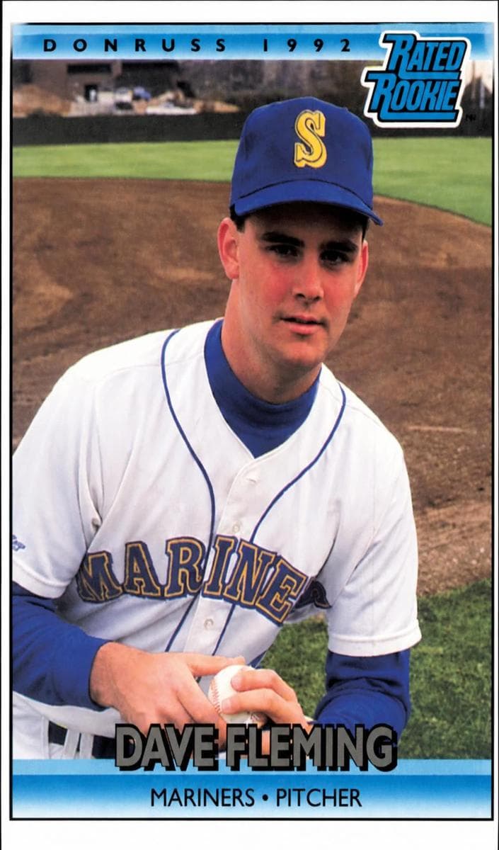 Dave Fleming 1992 panini Donruss
