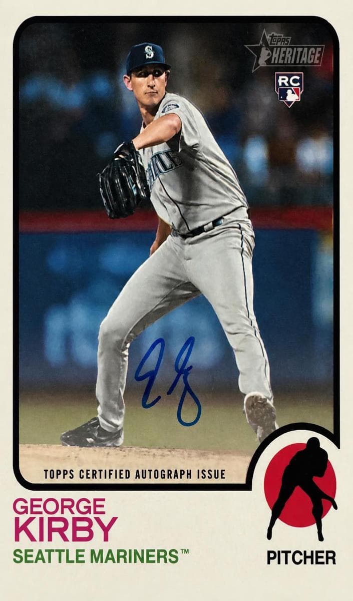 George Kirby 2022 topps Topps Heritage