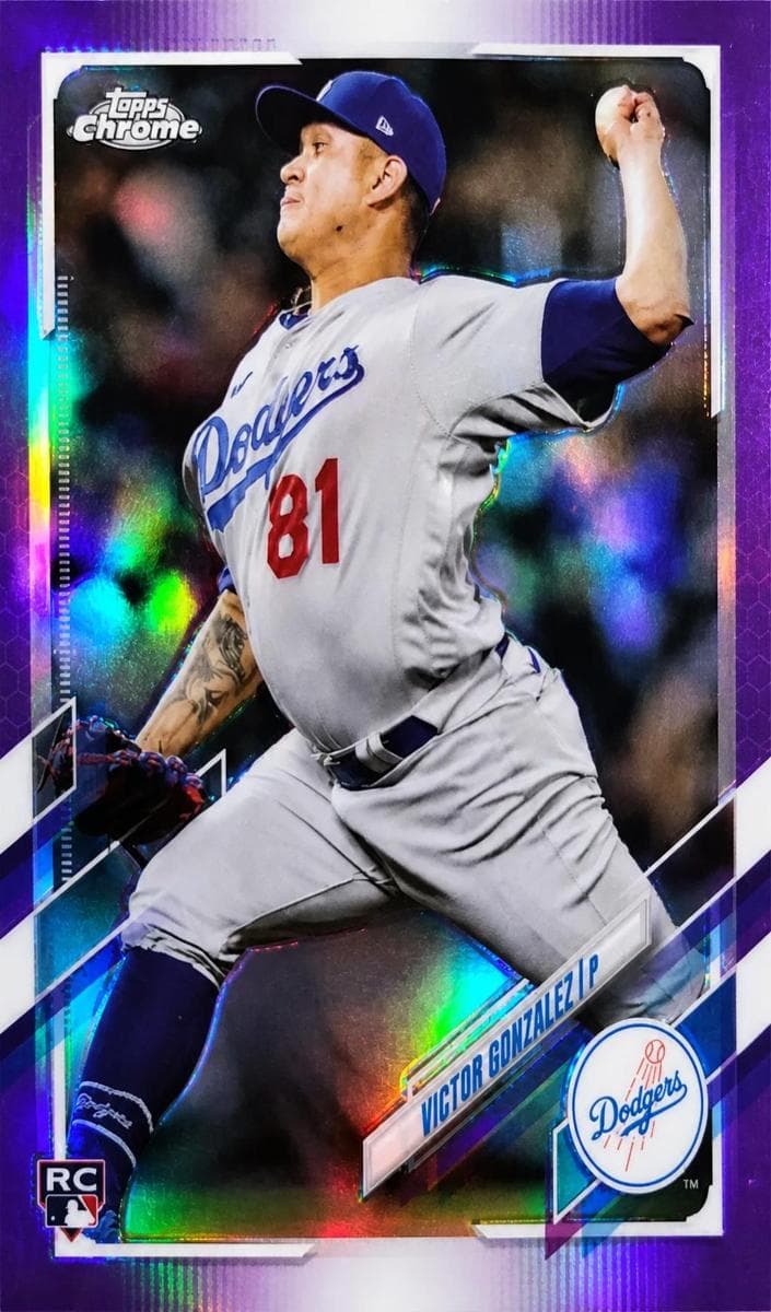 Victor Gonzalez 2021 topps Topps Chrome Update