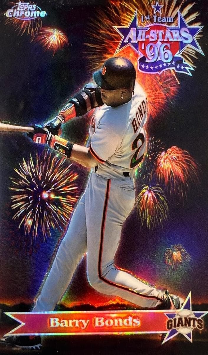 Barry Bonds 1997 topps Topps Chrome