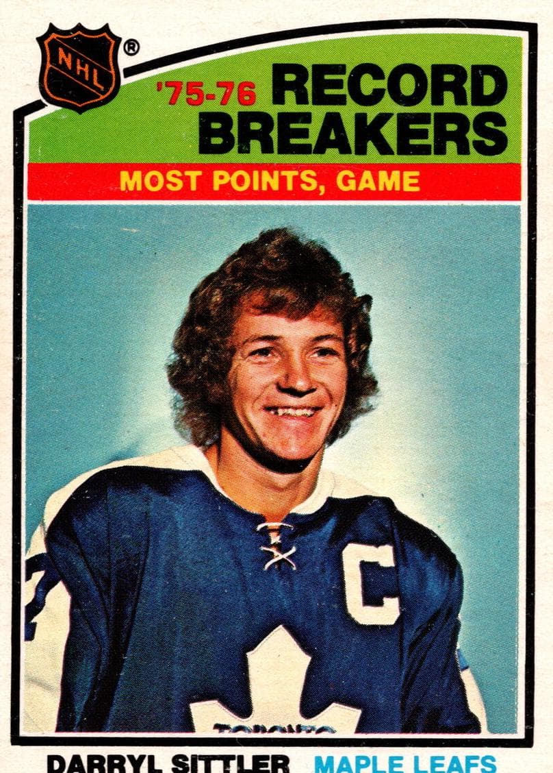 Darryl Sittler 1976 topps O-Pee-Chee