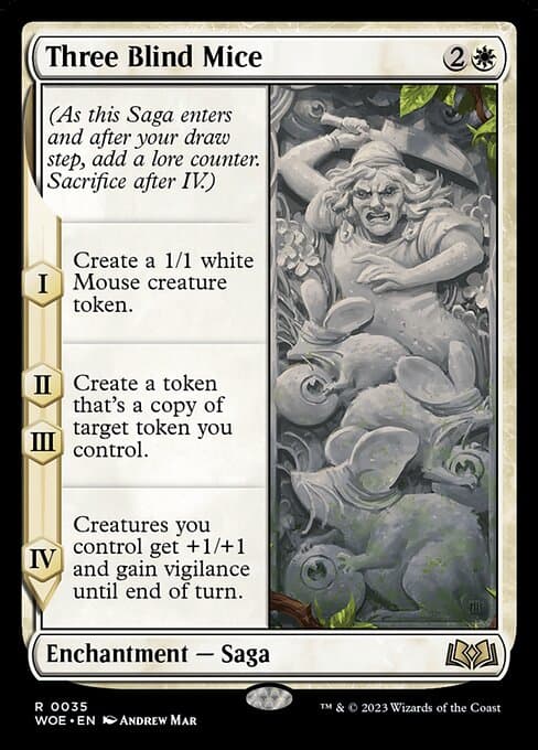 Three Blind Mice 2023 Magic: The Gathering Wilds of Eldraine